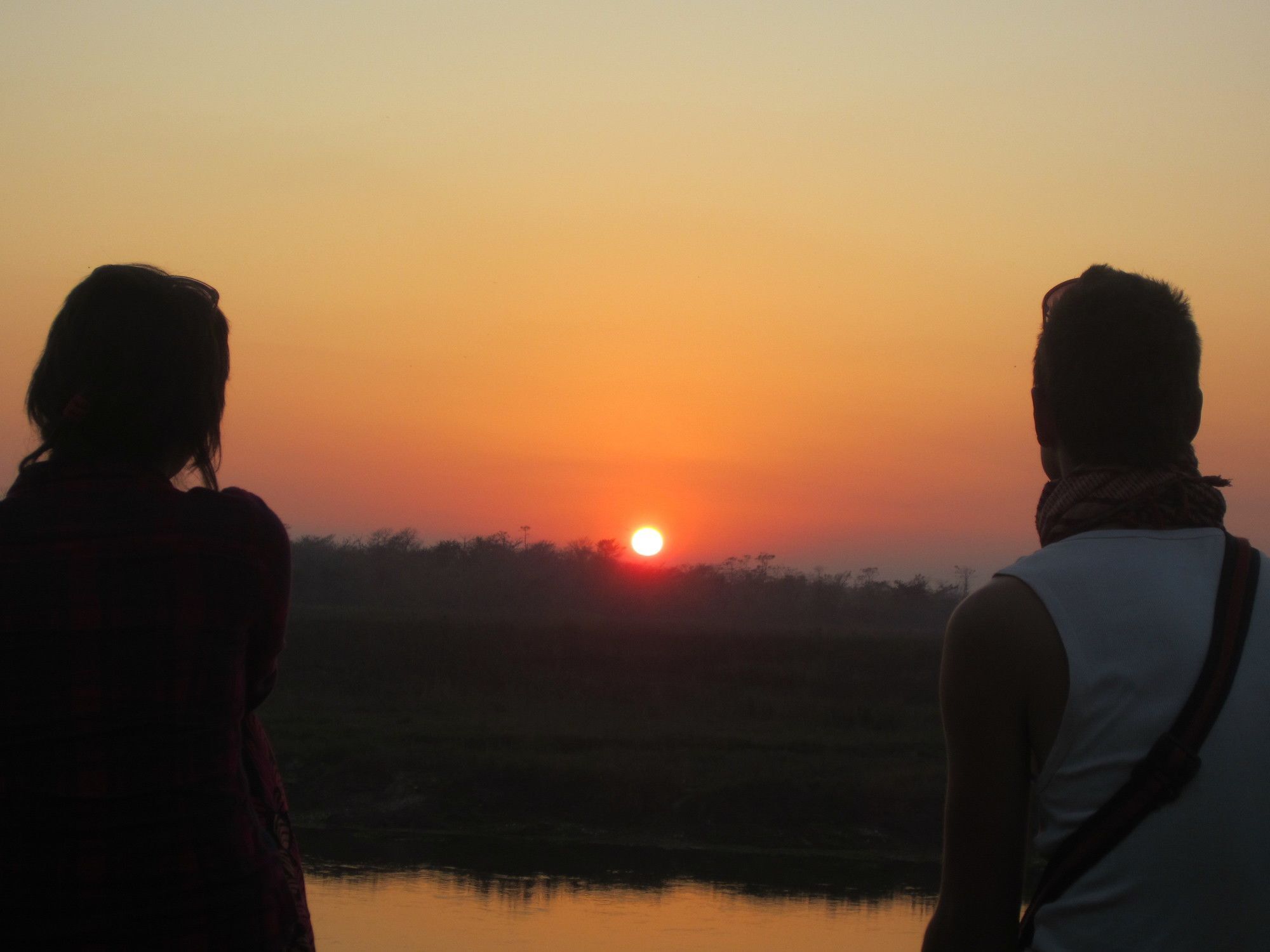 Hotel Jungle Sunset Camp Sauraha Exterior foto